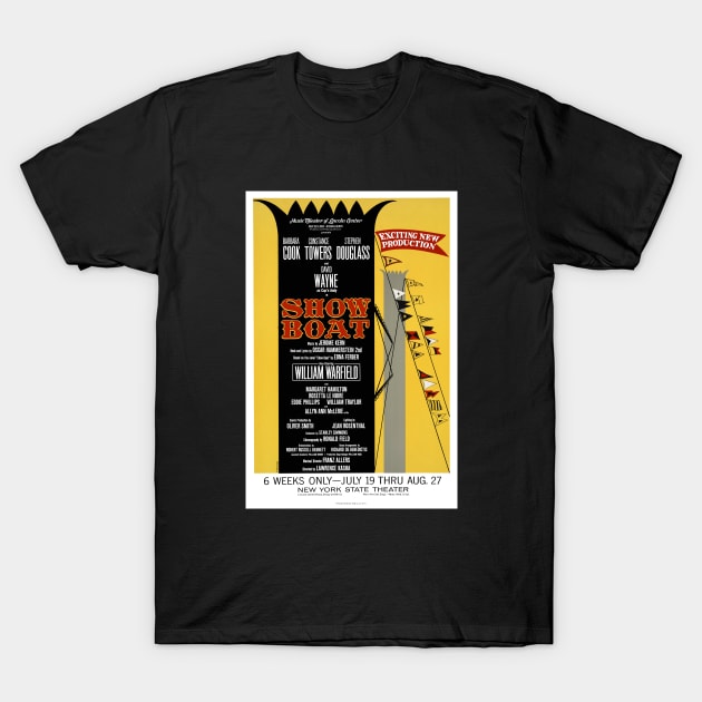 Show Boat Playbill T-Shirt by RockettGraph1cs